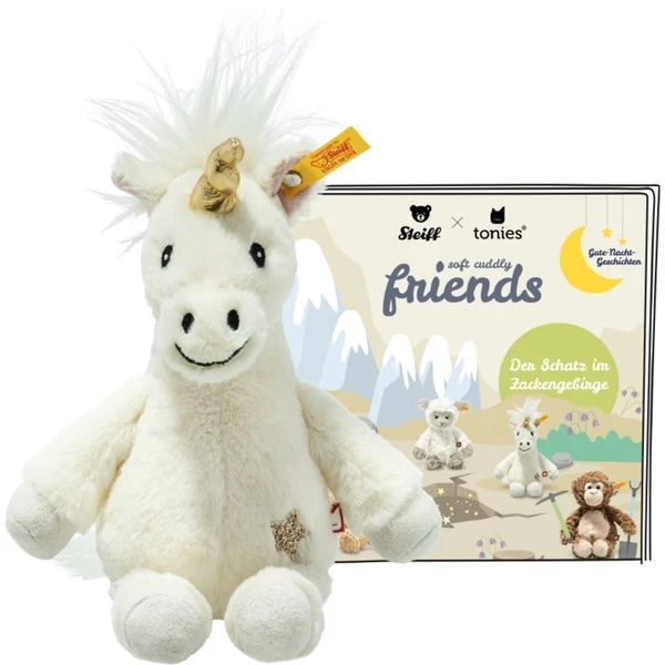 Tonies Steiff Soft Cuddly Friends Mit Hörspiel - Unica Einhorn, Kuscheltier 3 Tonies Steiff Soft Cuddly Friends Mit Hörspiel - Unica Einhorn, Kuscheltier